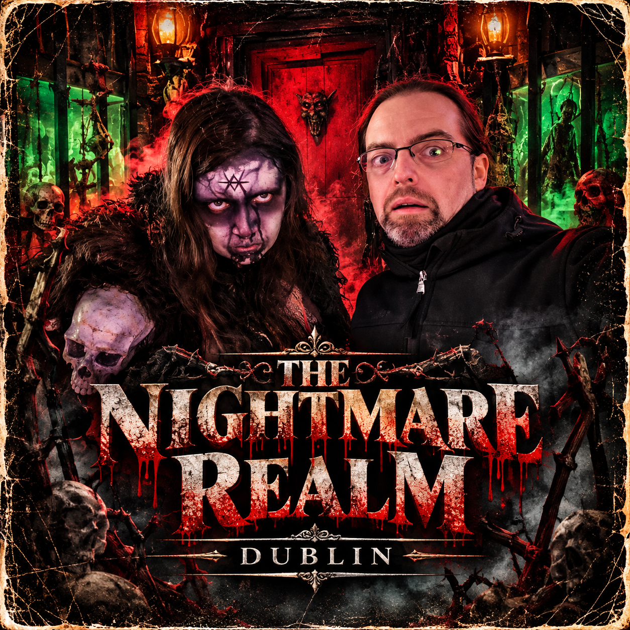 The Nightmare Realm Dublin collaboration poster