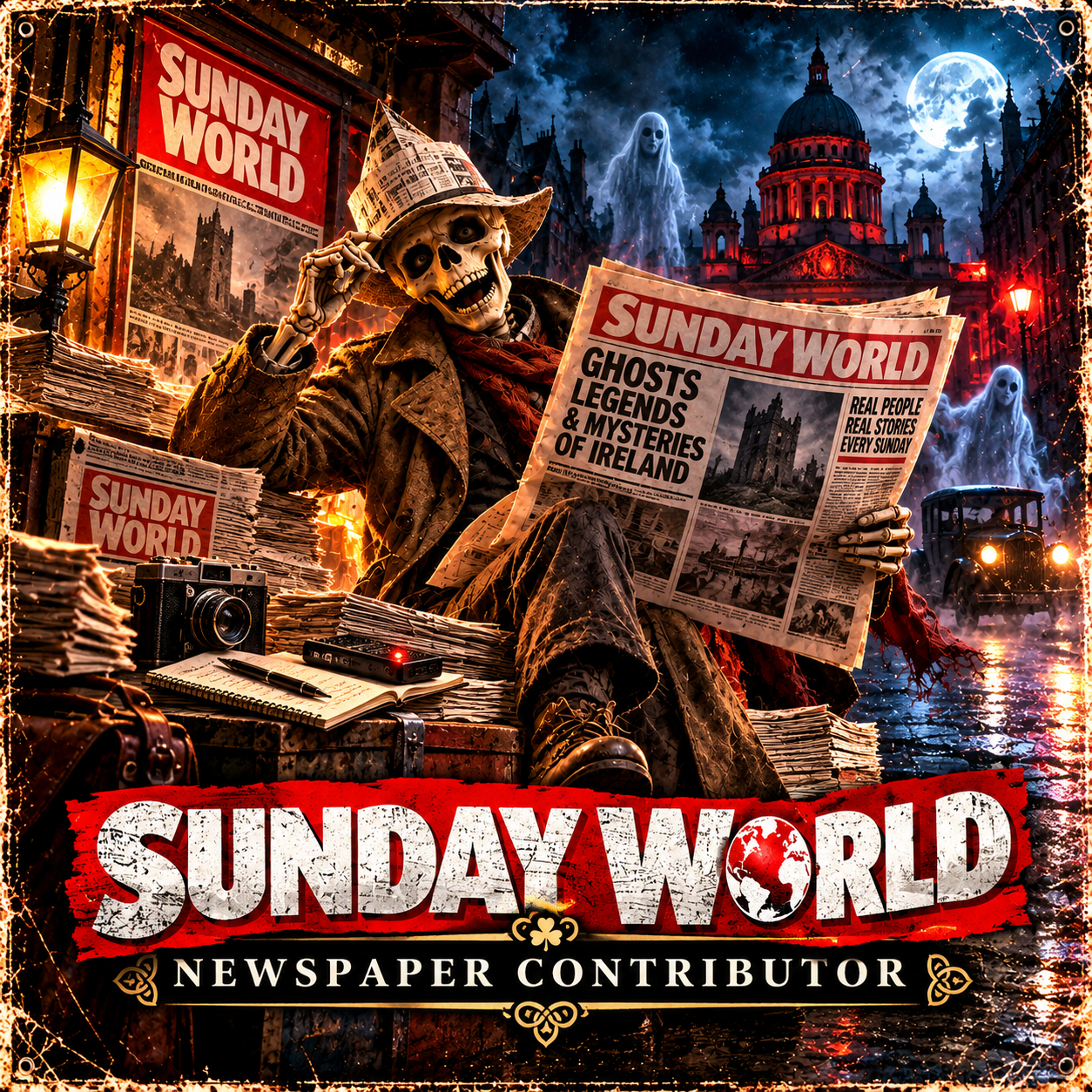 Sunday World newspaper contributor poster