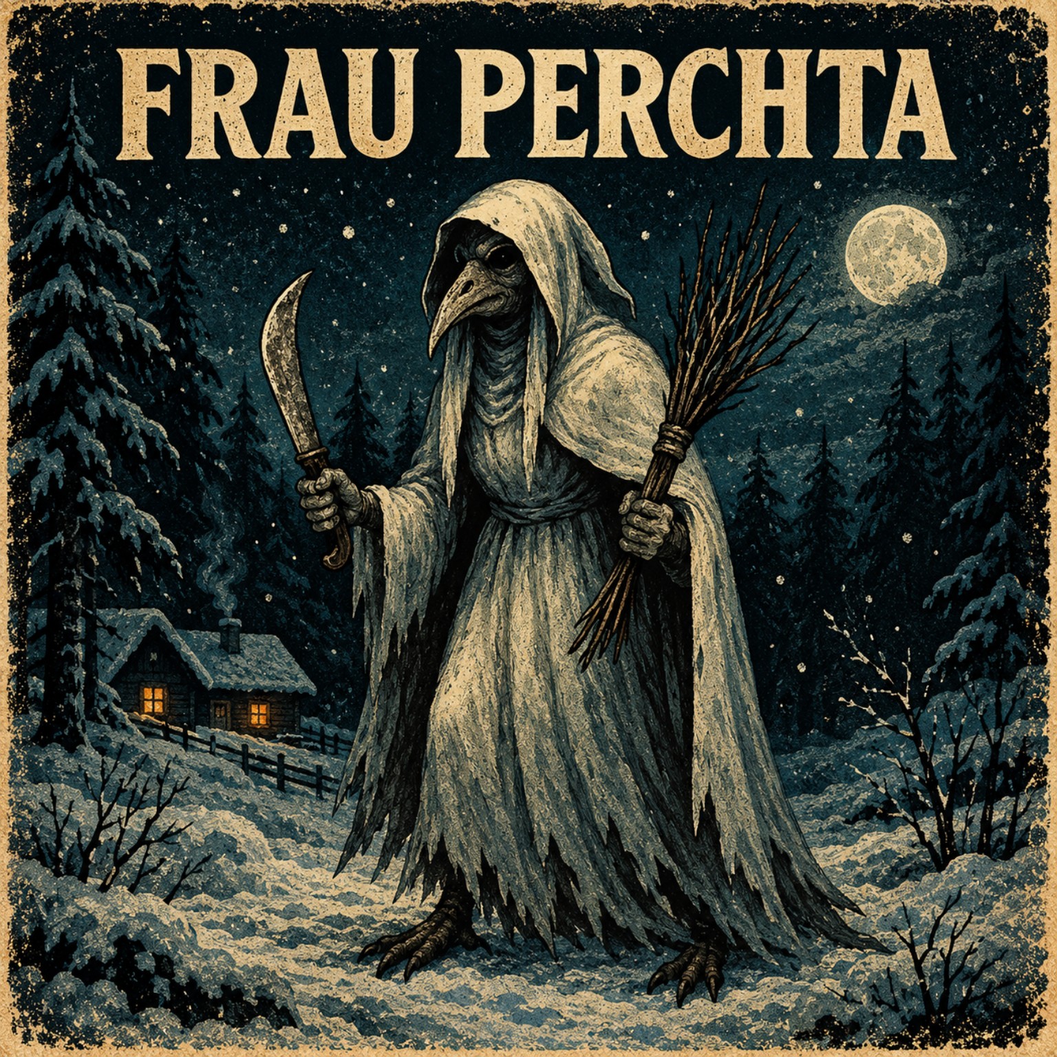 Frau Perchta — The Belly-Slitter of the Alps artwork
