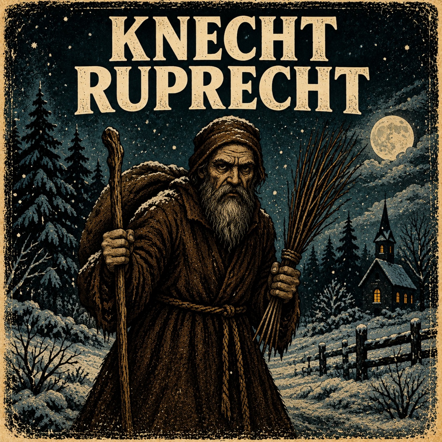 Knecht Ruprecht — The Judgemental Servant of Saint Nicholas artwork