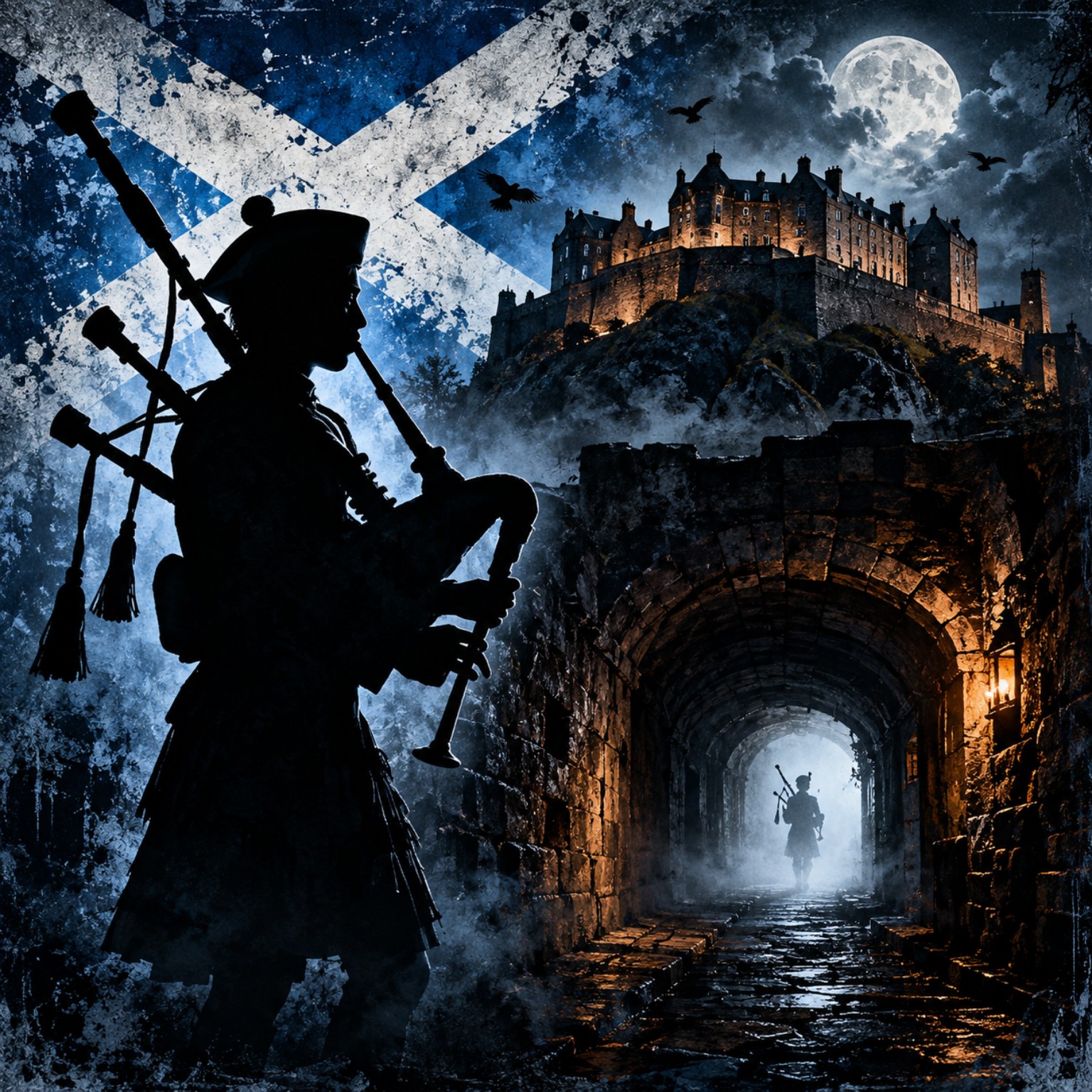 The Lost Piper Boy of Edinburgh Castle artwork