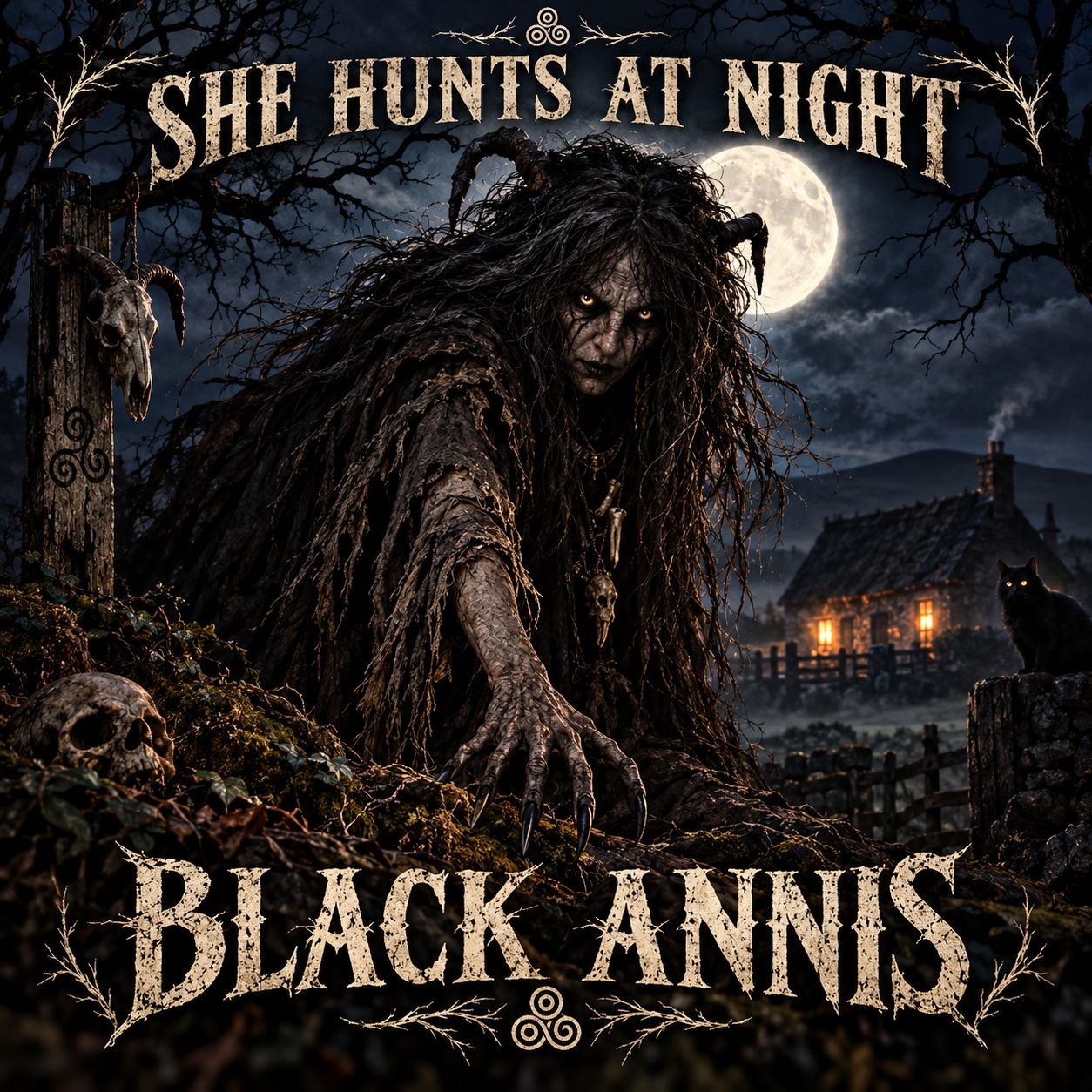 She Hunts at Night – Black Annis cover artwork